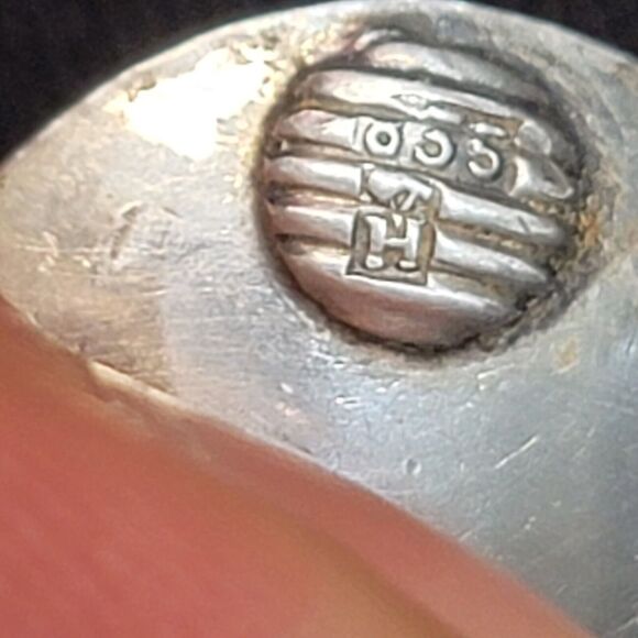 Vintage 835 Silver And Rose Quartz Clip On Earrings - Picture 9 of 9